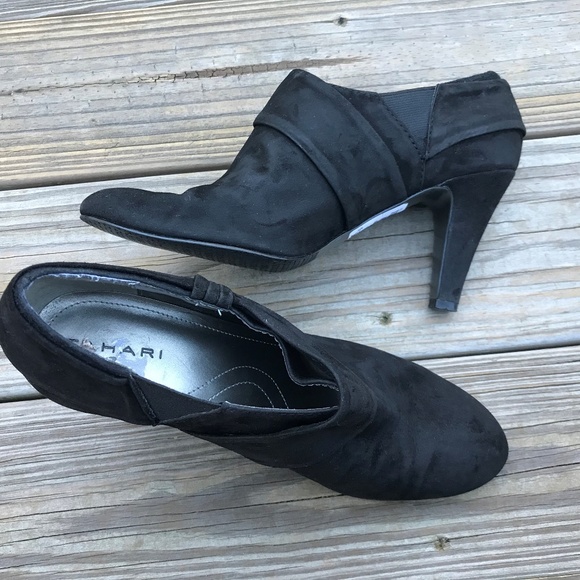 Tahari Women Heel Boots Shoe Grant Slip On Booties - Picture 5 of 8